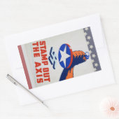 軸を押し出せ！ 長方形シール (封筒)