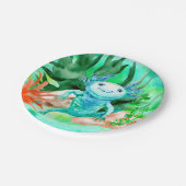 軸外パーティープレート誕生日 ペーパープレート (アングル)