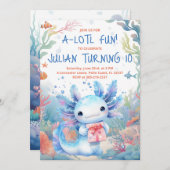 軸外誕生日招待状 招待状 (正面/裏面)