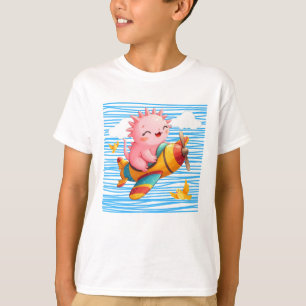 軸外飛行機 Tシャツ