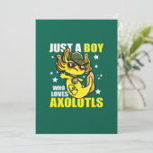 軸索が大好きな男の子かわいいおもしろいかわいい 招待状 (スタンド正面)