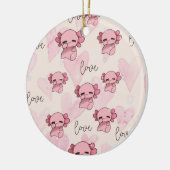 軸索クリスマス セラミックオーナメント (左)