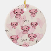 軸索クリスマス セラミックオーナメント (裏面)