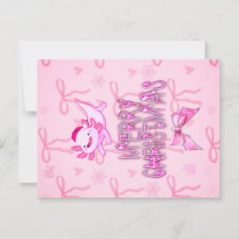 軸索クリスマス ポストカード