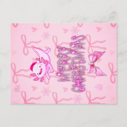 軸索クリスマス ポストカード (正面)