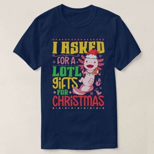 軸索クリスマス Tシャツ (デザイン正面)