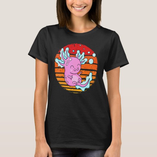 軸索両生類ことわざ Tシャツ (正面)