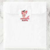 軸索卒業おめでとうアロテルアクソロトルクラシック スクエアシール (バッグ)