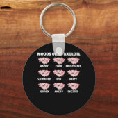 軸索顔の多おもしろい感覚 キーホルダー (正面)
