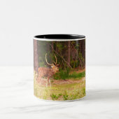 軸線のシカのマグ ツートーンマグカップ (中央)
