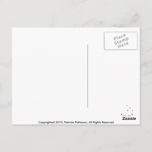 軽いはがきの象徴 ポストカード (裏面)