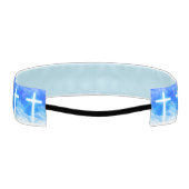 軽いイエス・キリストカスタマイズ可能なクリスチャンの十字 アスレチックヘッドバンド (裏面)