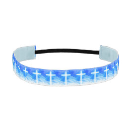 軽いイエス・キリストカスタマイズ可能なクリスチャンの十字 アスレチックヘッドバンド