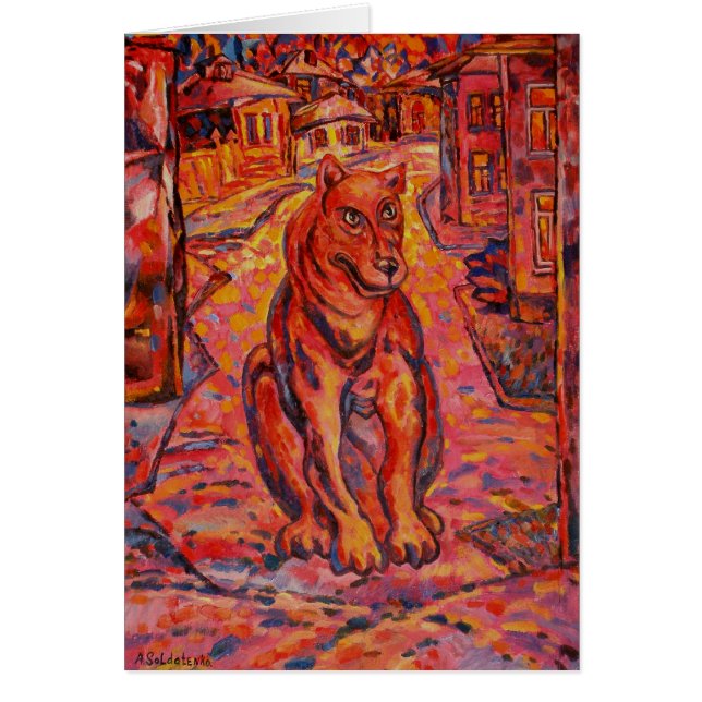 軽いオリジナルの絵画カードを均等にすること (正面)