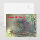 軽いクリスマスの挨拶 ポストカード (正面/裏面)