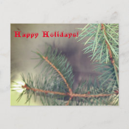 軽いクリスマスの挨拶 ポストカード