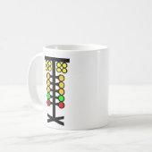 軽いクリスマスツリーを始める足場を競争させるドラッグ コーヒーマグカップ (正面左)