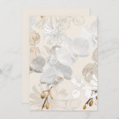 軽いクリームに白いラン シーズンカード (正面/裏面)