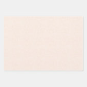 軽いクリームに白いラン ラッピングペーパーシート (正面3)