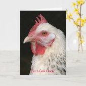 軽いサセックス・ヘン カード (黄色い花)