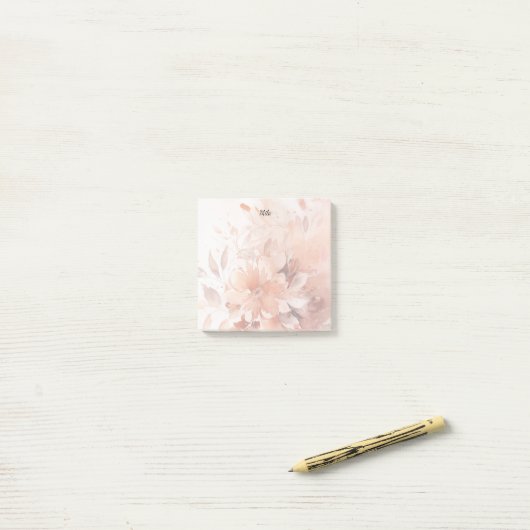 軽いシナモン ポストイット (デスク上)