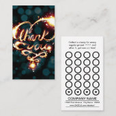 軽いスタンプカードありがとう ロイヤリティカード (正面/裏面)