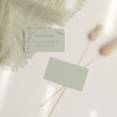 軽いセージ緑のボホビーズドレープ結婚ド エンクロージャーカード
