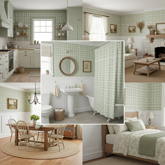 軽いセージ緑の草原 壁紙 (クリエイターアップロード済み)