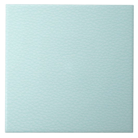軽いターコイズの革の写真 タイル (正面)