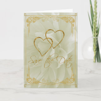 軽いダリアの保存日付 案内状