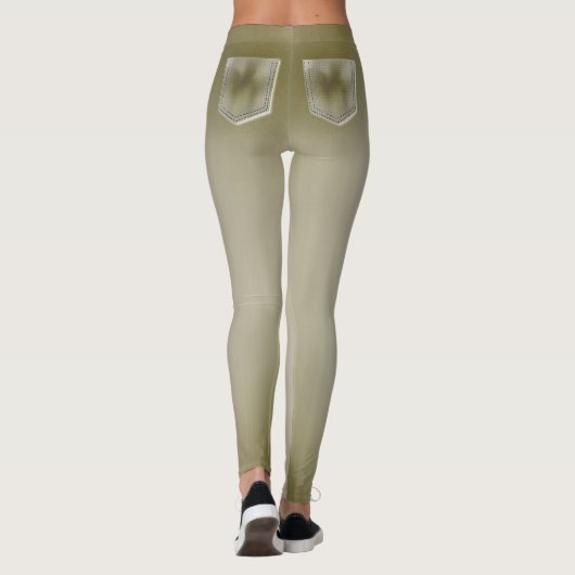 軽いデニムは小型のレギンスを好みます レギンス (裏面)