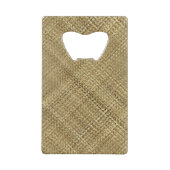 軽いバスケット織り クレジットカード栓抜き (裏面)