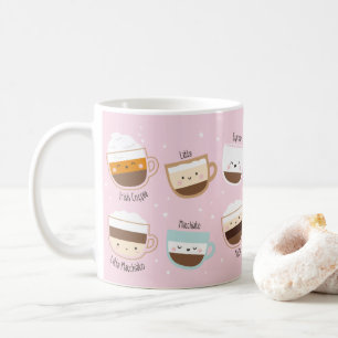 軽いピンクの可愛いコーヒーカップ コーヒーマグカップ