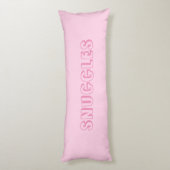 軽いピンク ボディピロー (裏面 (縦))