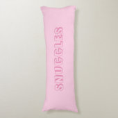 軽いピンク ボディピロー (正面縦)