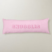 軽いピンク ボディピロー (裏面)