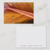 軽いプロフィールカードのポイント 名刺 (正面/裏面)