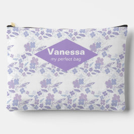 軽いボホ花。 アクセサリーポーチ