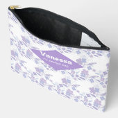 軽いボホ花。 アクセサリーポーチ (見開き)