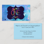 軽い一愛する宗教的なビジネスのカード 名刺 (正面/裏面)