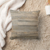 軽い動揺して木素朴の木目の板 クッション (ブランケット)