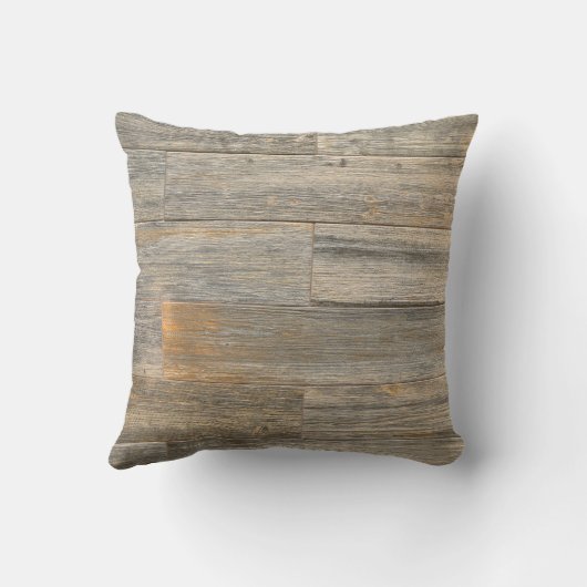 軽い動揺して木素朴の木目の板 クッション (裏面)