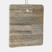 軽い動揺して木素朴の木目の板 セラミックオーナメント (右)