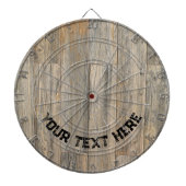 軽い動揺して木素朴の木目の板 ダーツボード (正面)