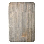 軽い動揺して木素朴の木目の板 バスマット (正面縦)