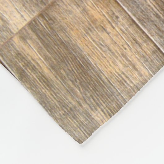 軽い動揺して木素朴の木目の板 フリースブランケット (角)