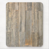 軽い動揺して木素朴の木目の板 マウスパッド (正面)