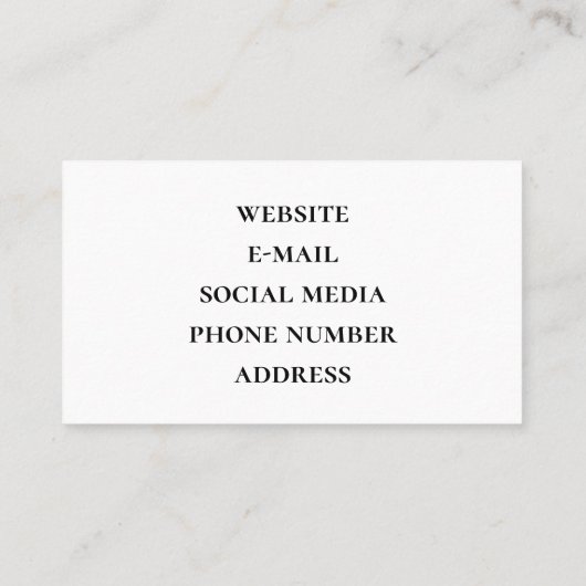 軽い動揺して木素朴の木目の板 名刺 (裏面)