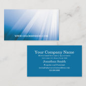 軽い名刺を照らして下さい 名刺 (正面/裏面)