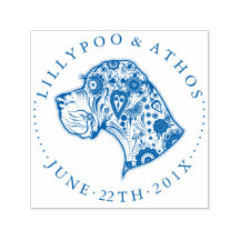 軽い大きなダンのスタンプ